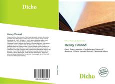 Capa do livro de Henry Timrod 