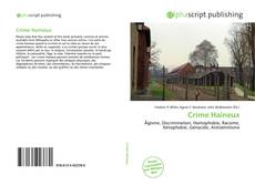 Couverture de Crime Haineux