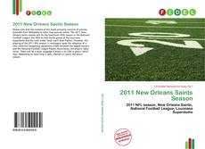 Portada del libro de 2011 New Orleans Saints Season