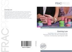 Bookcover of Gaming Law