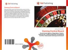 Capa do livro de Gaming Control Board 