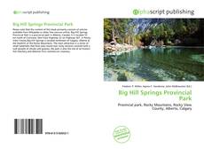 Big Hill Springs Provincial Park kitap kapağı