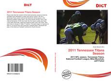 Bookcover of 2011 Tennessee Titans Season