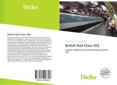 Capa do livro de British Rail Class 503 