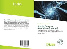 Capa do livro de Donald Dunstan (Australian Governor) 