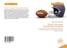 1926 Chicago Cardinals Season的封面