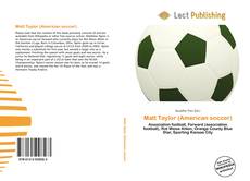 Portada del libro de Matt Taylor (American soccer)