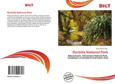 Bookcover of Barbilla National Park