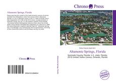 Capa do livro de Altamonte Springs, Florida 