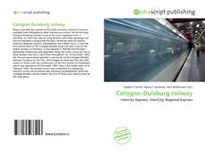 Portada del libro de Cologne–Duisburg railway