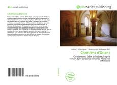 Chrétiens d'Orient kitap kapağı