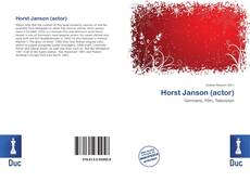 Horst Janson (actor)的封面
