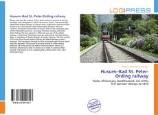 Capa do livro de Husum–Bad St. Peter-Ording railway 