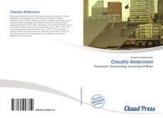 Bookcover of Claudio Ambrosini