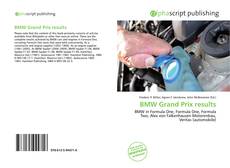 Portada del libro de BMW Grand Prix results