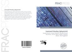 Bookcover of Leonard Huxley (physicist)