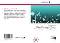 Обложка Duke University People