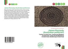 Buchcover von James Kennedy (Australian politician)