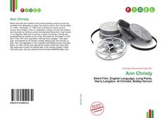 Portada del libro de Ann Christy