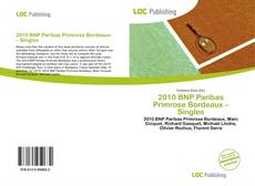 Capa do livro de 2010 BNP Paribas Primrose Bordeaux – Singles 