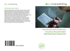 Bookcover of Country Brand Index