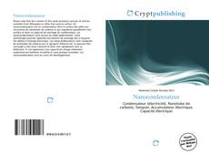 Capa do livro de Nanocondensateur 