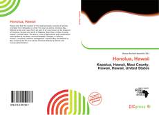 Portada del libro de Honolua, Hawaii