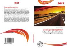 Bookcover of Courage Compétition