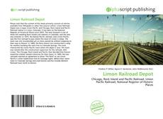 Portada del libro de Limon Railroad Depot