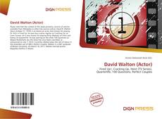 Buchcover von David Walton (Actor)