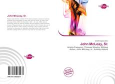 Bookcover of John McLeay, Sr.