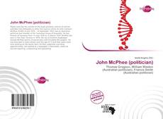 Portada del libro de John McPhee (politician)