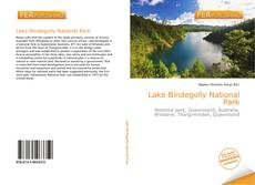 Bookcover of Lake Bindegolly National Park