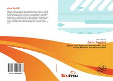 Buchcover von Java Applet