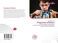 Buchcover von Programme d'Échecs