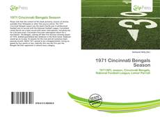 Bookcover of 1971 Cincinnati Bengals Season