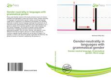 Bookcover of Gender-neutrality in languages with grammatical gender