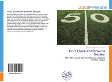 Capa do livro de 1952 Cleveland Browns Season 