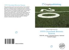 1959 Cleveland Browns Season的封面