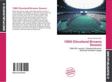 1966 Cleveland Browns Season kitap kapağı