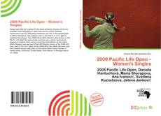 Portada del libro de 2008 Pacific Life Open – Women's Singles