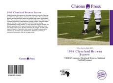 Capa do livro de 1969 Cleveland Browns Season 