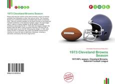 Portada del libro de 1973 Cleveland Browns Season