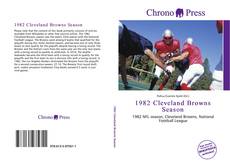 Capa do livro de 1982 Cleveland Browns Season 