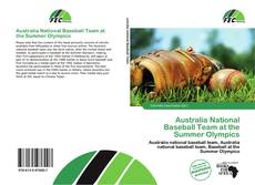 Buchcover von Australia National Baseball Team at the Summer Olympics