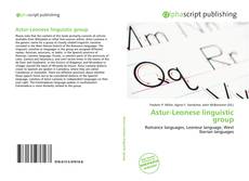 Astur-Leonese linguistic group kitap kapağı