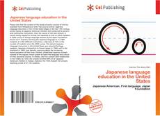 Buchcover von Japanese language education in the United States