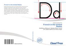 Bookcover of French in the United States