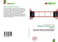 Portada del libro de Matthew Walker (US Actor)