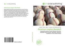 Borítókép a  American Legion Baseball - hoz